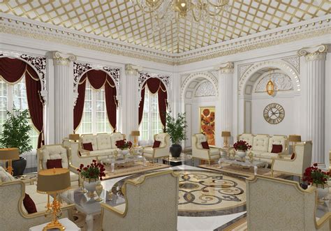 Living Room Classic Style By Ahmed Taha 315 Sketchuptexture Free 3d Model