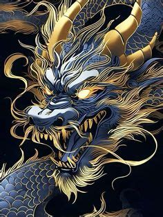 Dragon King Blue Dragon Dragon Oriental Buddha Tattoo Design Tattoo