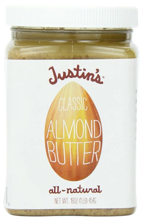 Justins Nut Butter Classic Almond16 Ounce 6 Per Case