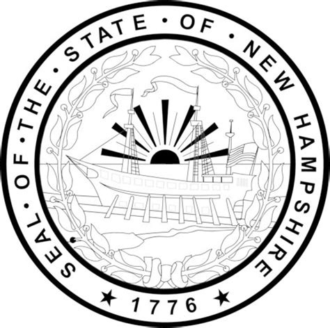 New Hampshire State Seal Vector Dxf Ai And Svg File Cricut Users See