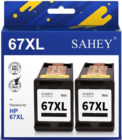 67xl Ink Cartridge For Hp 67 Black Ink Cartridge High Yield For Hp Deskjet 2700 2700e 2752 2752e