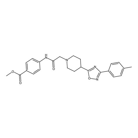 Buy Methyl 4 2 4 3 P Tolyl 1 2 4 Oxadiazol 5 Yl Piperidin 1 Yl