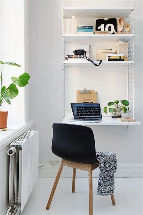 Aménagement d un petit espace de travail le bureau style scandinave