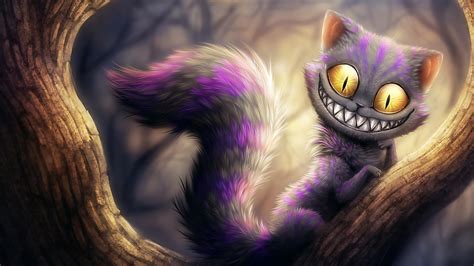 Alice In Wonderland Cheshire Cat Wallpaper