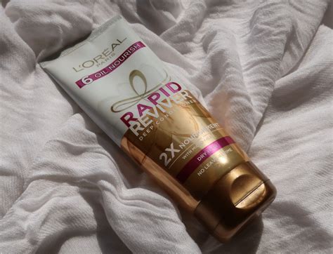 loreal paris rapid reviver  oil nourish deep conditioner review