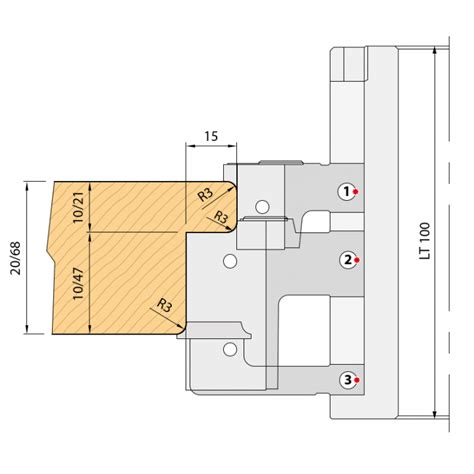 Fraises Et Outils Pour Le Travail Du Bois Multi Profil Pour Portes