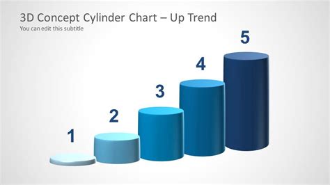 D Cylinder Chart Concept Wide Slidemodel The Best Porn Website