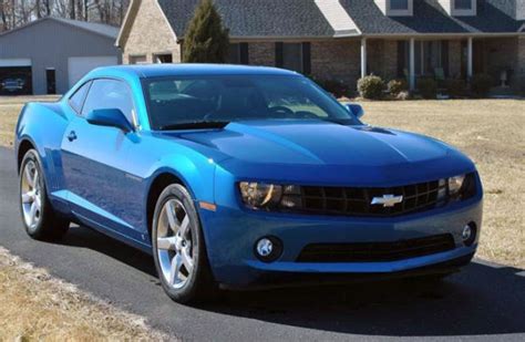 2010 Chevrolet Camaro 2lt Coupe Rare Aqua Blue Metallic