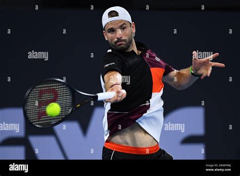 Brisbane Australia 06th Jan 2024 Grigor Dimitrov Of Belarus In