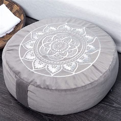 Florensi Round Meditation Cushion 16x16x5 Large Floor Support