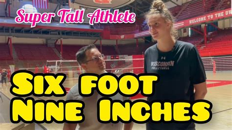 Super Tall Volleyball Player Anna Smrek Taller Girlfriend Tall Girl