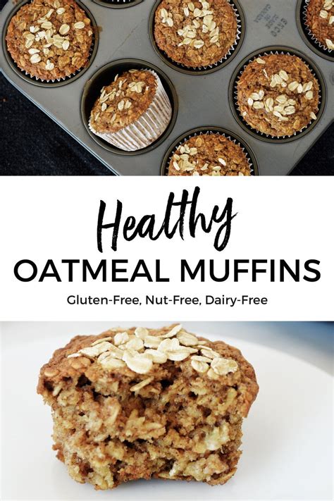 Healthy Oatmeal Banana Muffins Easy No Flour No Refined Sugar