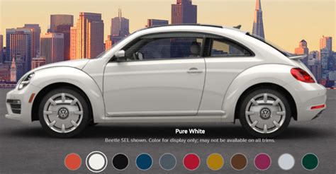 2017 Volkswagen Beetle Exterior Color Options