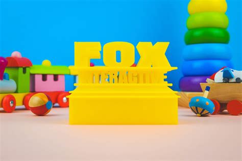 Fox Interactive 3D Printed Logo - Etsy