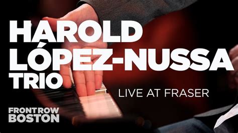 Harold L Pez Nussa Trio Live At Fraser Pianist Company Logo Tech