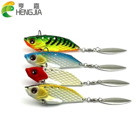 Pcs Cm G Hard Metal Vib Fishing Lures Wobbler Pike Carp Trout