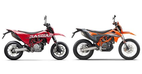 Motorrad Vergleich GASGAS SM 700 2023 Vs KTM 690 Enduro R 2022