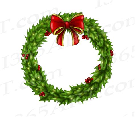 6,357 Christmas Wreath Clipart Images, Stock Photos & Vectors - Clip ...