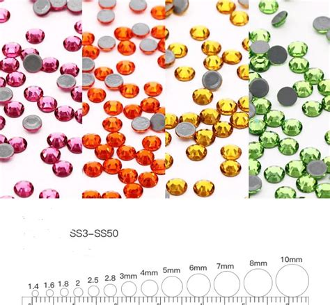 Top Quality Hotfix Rhinestones Ss Ss Flat Back Hot Fix Crystal With Super Strong Glue For