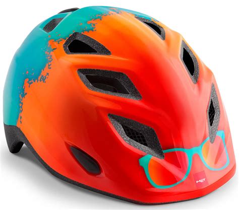 Kask rowerowy dziecięcy Elfo II Surfe pomarańczowy Met Sklep