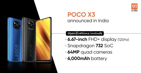 Poco X3 Price In India Specifications And Sale Date Announced