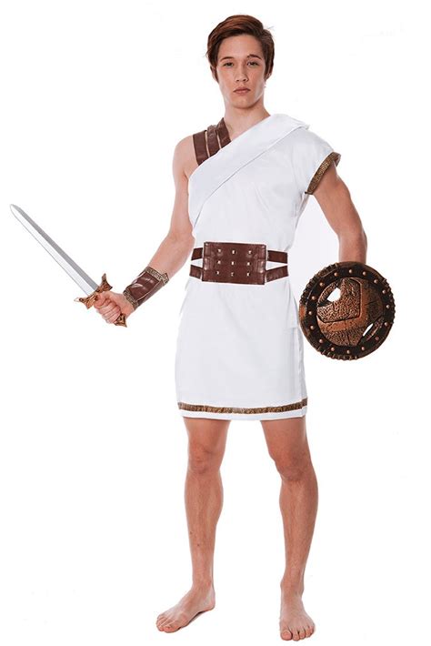 Mens Greek Warrior Gladiator Costume