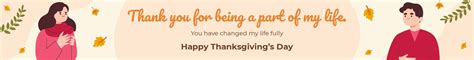 Happy Thanksgiving Web Banner