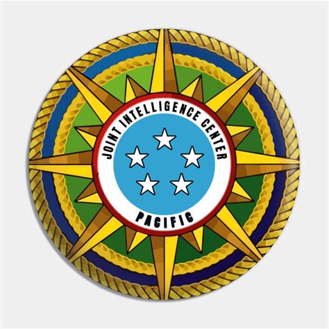 Joint Intelligence Center Pacific Jicpac Logo Jicpac Pin Teepublic