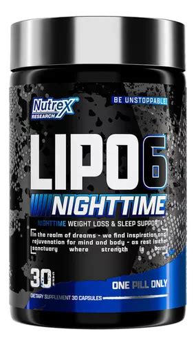 Lipo Black Nighttime Ultra Concentrado C Psulas Nutrex Research