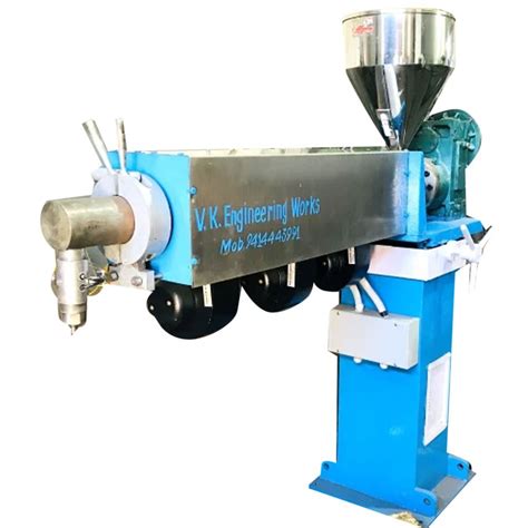 3Hp Mild Steel Pvc Cable Extruder Capacity 300kg Hours At Rs 250000