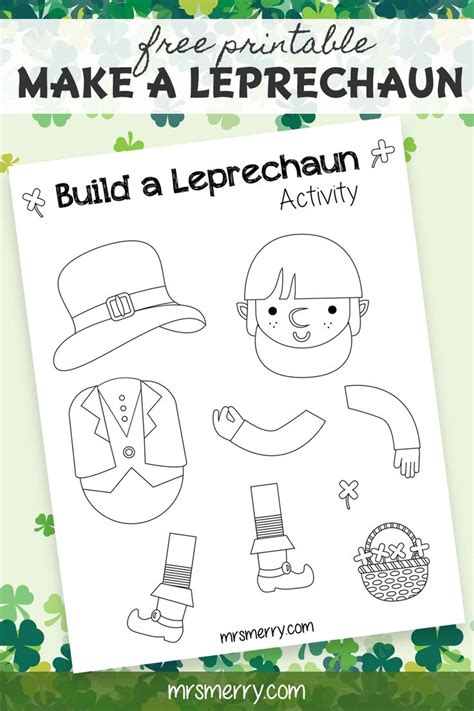 Build A Leprechaun Printable Printable Word Searches