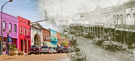 Historic Downtown Yazoo City Before And After The Great Fire Of 1904