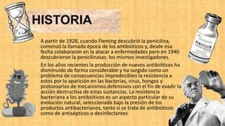 MECANISMOS DE RESISTENCIA BACTERIANA PPT