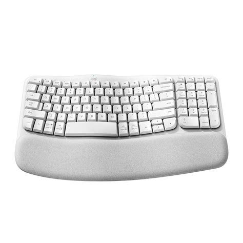 Teclado Logitech Wave Keys Bluetooth Branco 920 012282 Pichau