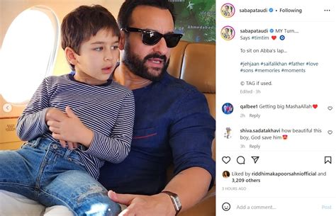 Taimur Takes His Turn To Sit On ‘abba Saif Ali Khans Lap In A Private