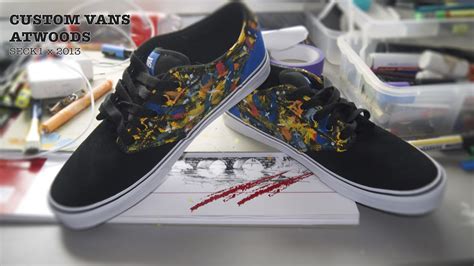 Graffiti Creator Styles: 'SPLATTER ZONES' - CUSTOM VANS ATWOODS!