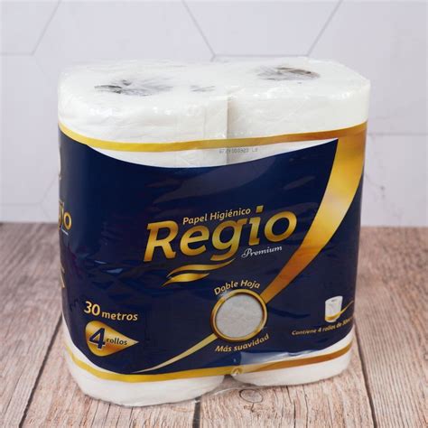 Papel Higiénico Regio Premium Doble Hoja X4 — El Clon