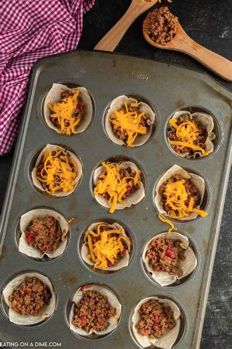 Wonton Taco Cups Recipe Easy Wonton Taco Cups