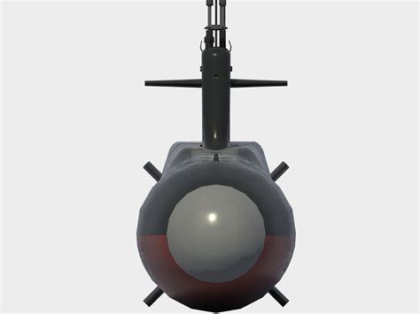 Columbia Class Submarine - 3D Model by FiniasK