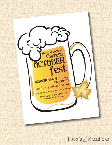 41 best images about Oktoberfest Invitations on Pinterest | Flyer ...