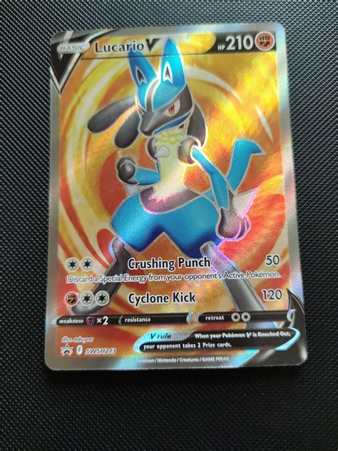 Mavin Lucario V Swsh Full Art Textured Holo Ultra Rare Promo