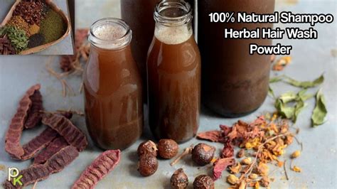 Homemade Herbal Shampoo Recipe Herbal Hair Wash Powder Chemical Free 100 Safe Stops Hairfall