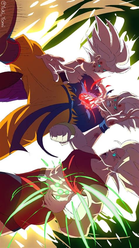 Goku Vs Caulifla And Kale Dragon Ball Super Dragon Ball Gt Akira Db