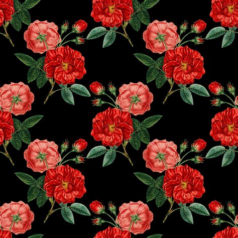 Vintage Roses Background Red Free Stock Photo - Public Domain Pictures