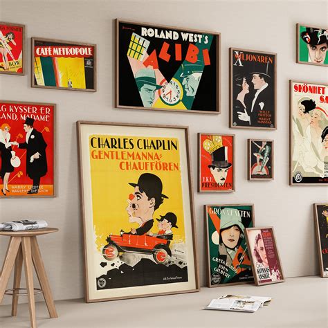 Set of 25 Vintage Theater Posters Digital Art Prints - Etsy