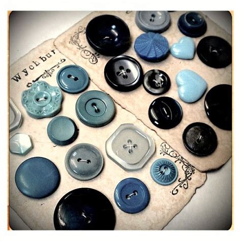 Blue Turquoise Vintage Buttons Vintage Buttons Turquoise Button Crafts