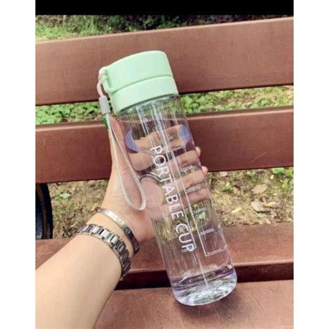 Jual BOTOL MINUM PLASTIK PORTABEL CUP 800 ML Shopee Indonesia