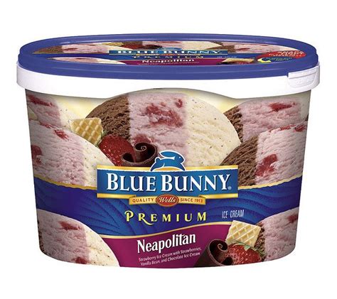 Blue Bunny® Neapolitan Ice Cream Packaging Neapolitan Ice Cream Ice