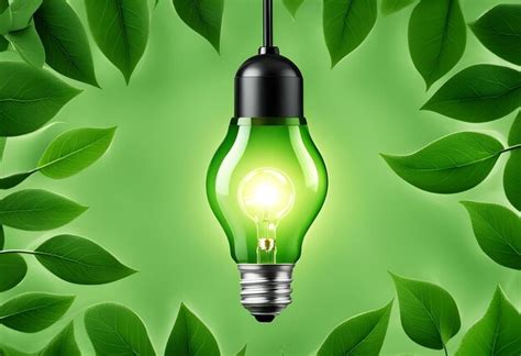 Premium Photo Green Energy Concepts Wireless Light Bulb Surrounded By