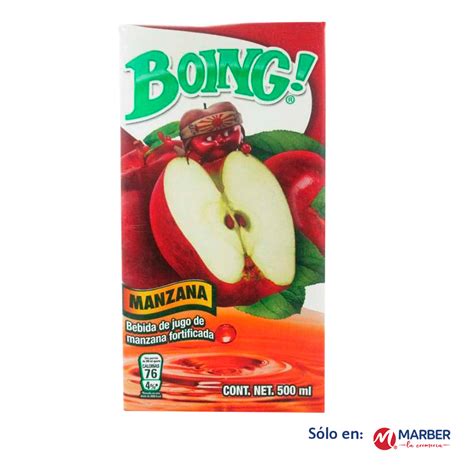 Jugo Boing Manzana Ml Marber